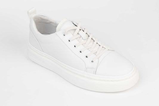 Pantofi din piele naturală  FILIPO 319 alb