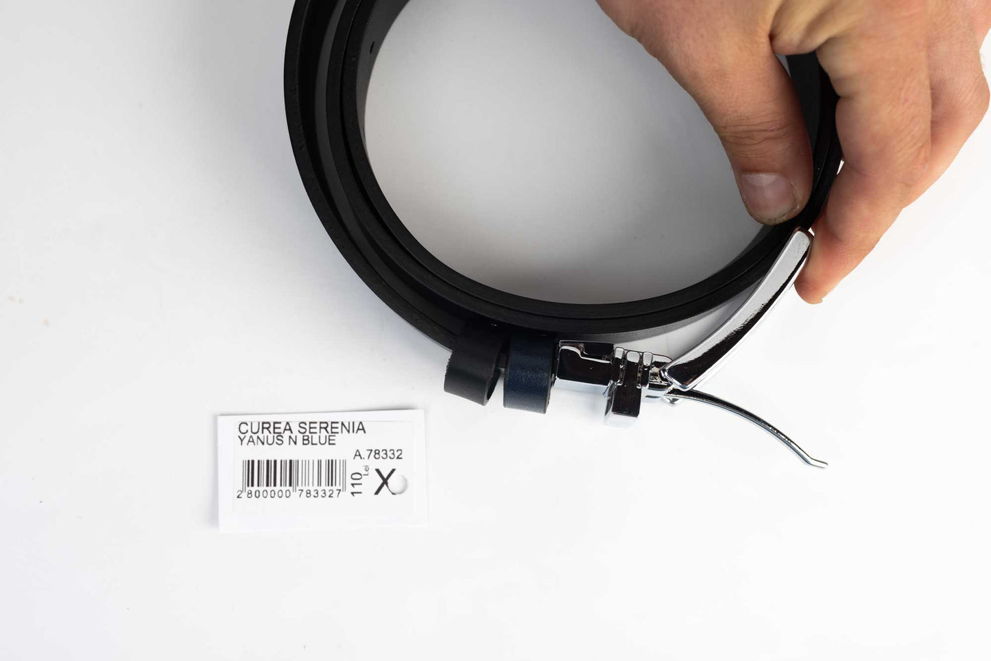 Men's belt SERENIA Yanus N Blue