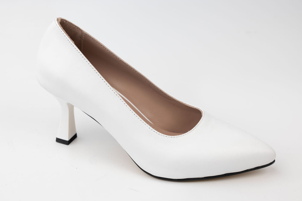 Pantofi dama piele naturală LSD 714 Alb