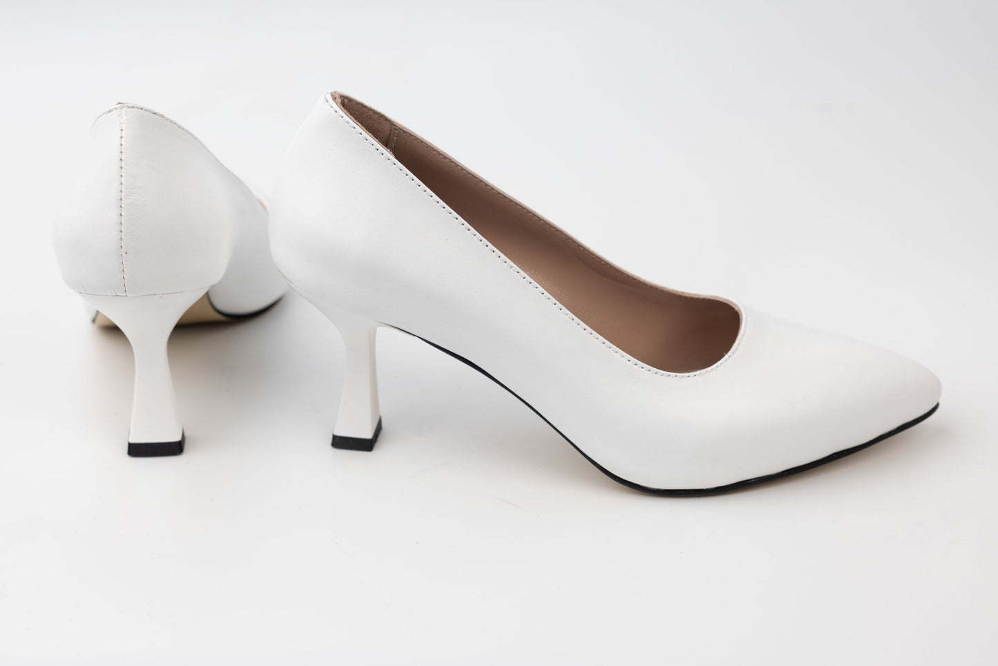Pantofi dama piele naturală LSD 714 Alb