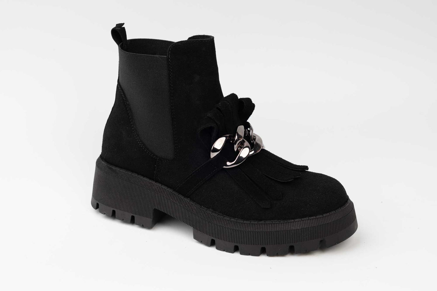 Women's boots made of genuine suede leather FASCINO 2359 N velour