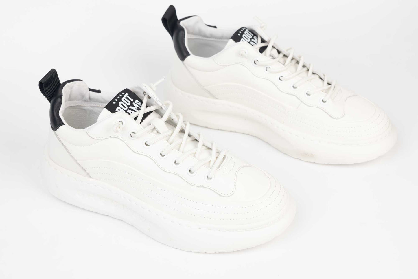 Men's casual shoes made of genuine leather FRANCO GERARDO 8656 white