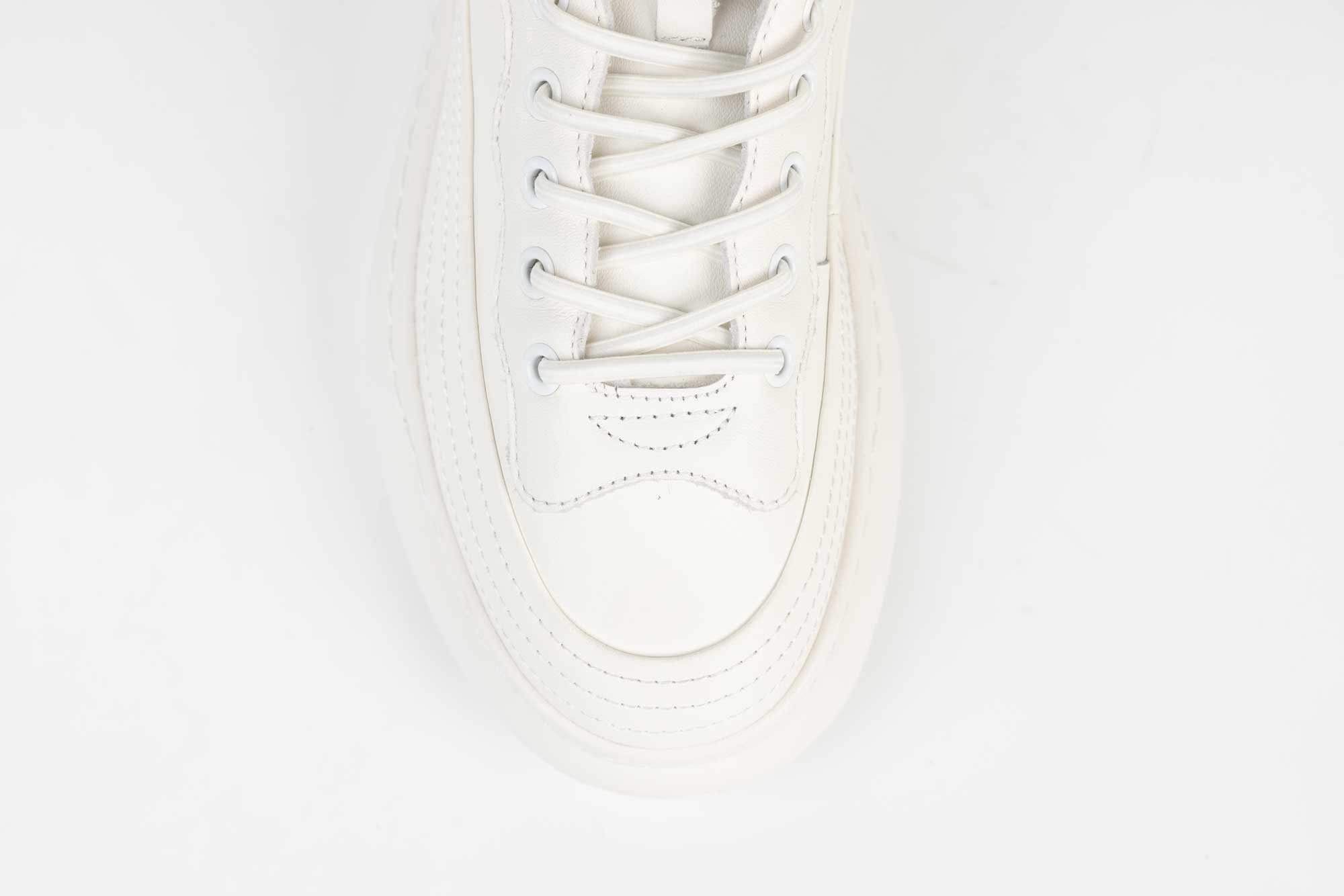 Pantofi casual din piele naturală pentru barbati FRANCO GERARDO 8656 alb