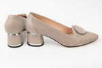 Pantofi damă piele naturală LSD 2418 Vizon