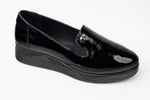 Pantofi dama piele naturală ortopedica 76 N lac