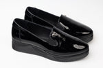 Pantofi dama piele naturală ortopedica 76 N lac