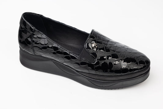 Pantofi dama piele naturală LSD 76 N croco