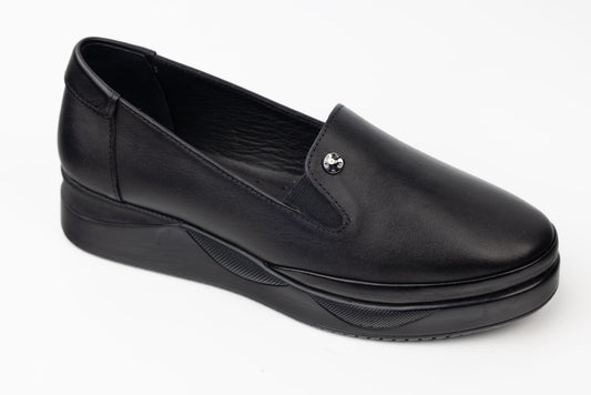 Pantofi dama piele naturală ortopedici 76 N box