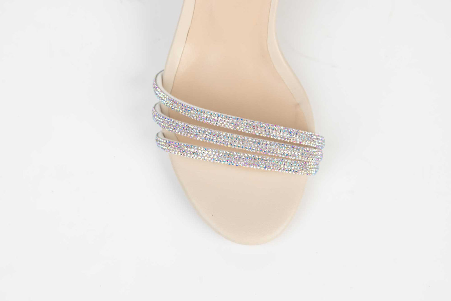 Women's eco-leather sandals KARIN 701 cream