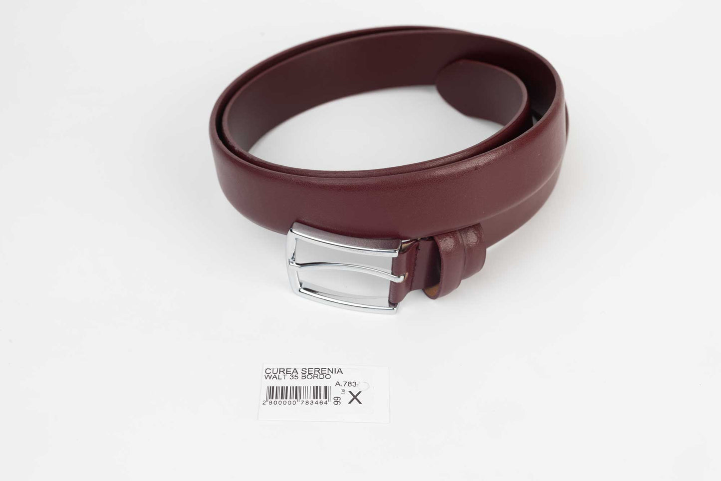 Men's belt SERENIA WALT 35 Bordeaux
