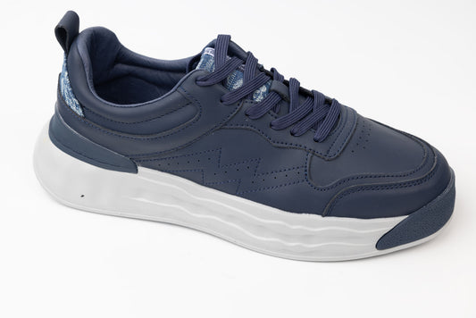 Pantofi barbati casual piele naturală GORETTI 29220 Navy