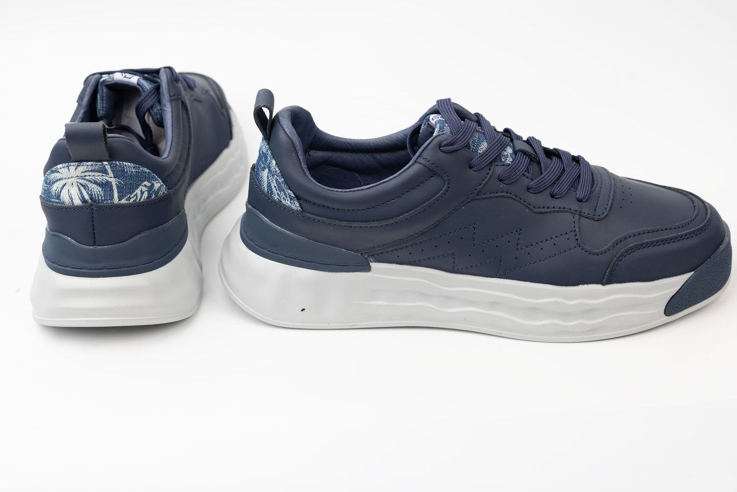Pantofi barbati casual piele naturală GORETTI 29220 Navy