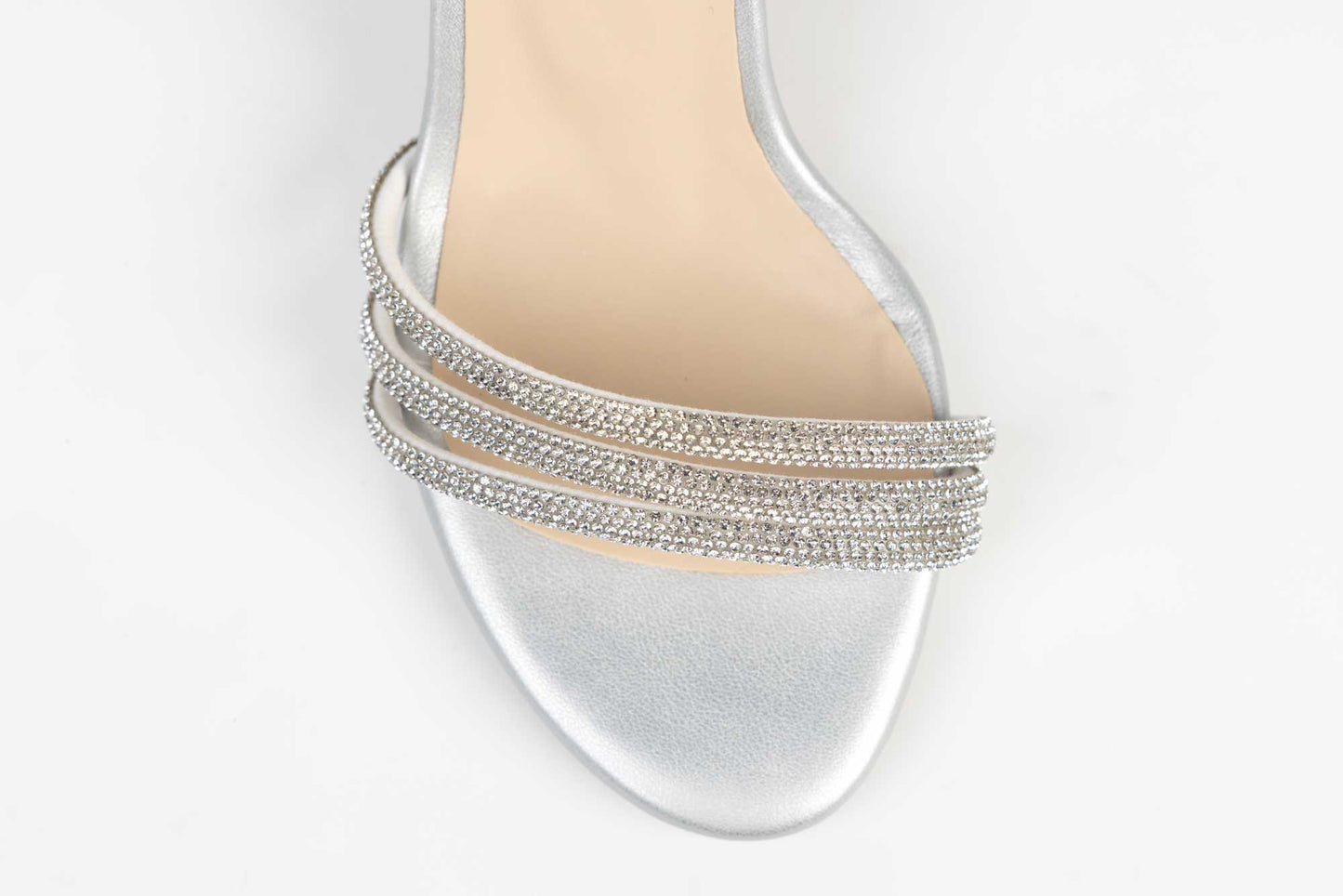 Women's eco-leather sandals KARIN 6590-21 silver