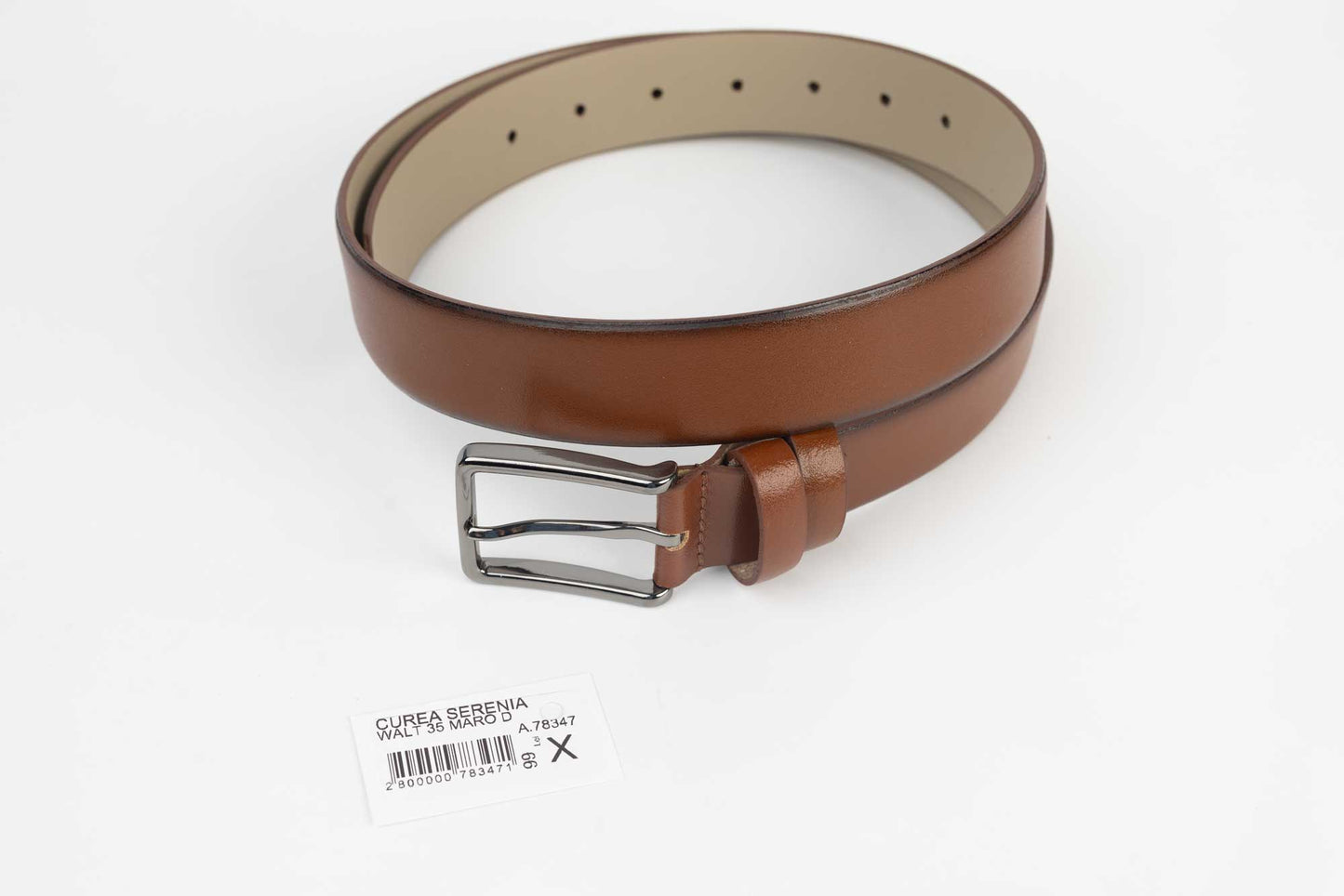 Men's belt SERENIA WALT 35 Light brown