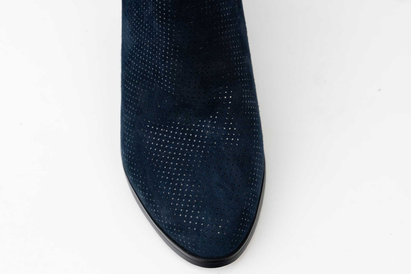 Ghete dama elegante piele naturala JOSE SIMON 35 Blue vel lac