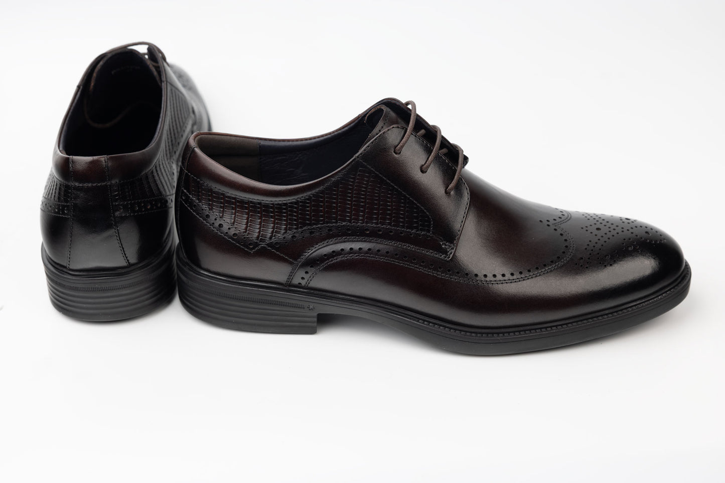 Pantofi bărbați piele naturală ELDEMAS 131-21 Maro