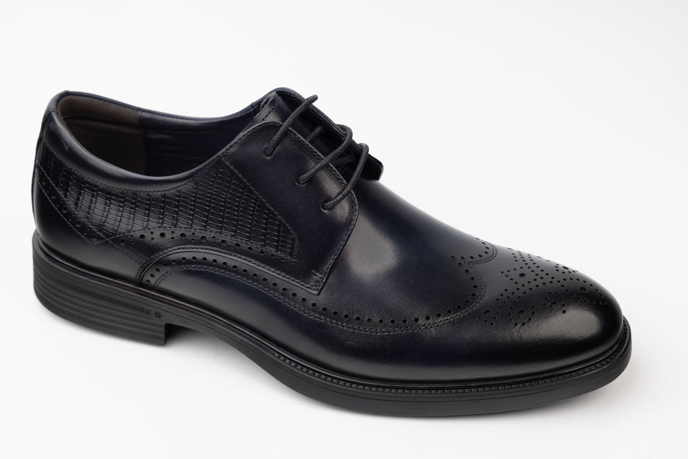 Pantofi bărbați piele naturală ELDEMAS 131-21 Blue