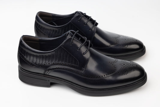 Pantofi bărbați piele naturală ELDEMAS 131-21 Blue