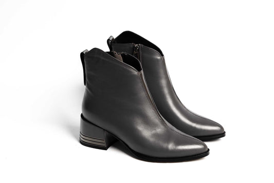 Ghete dama elegante piele naturala JOSE SIMON 9715 Grey