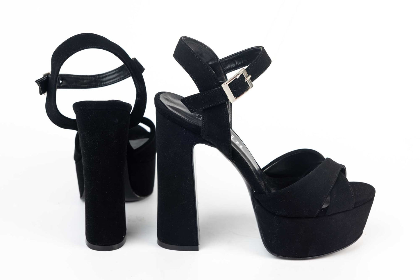 Women's eco-leather sandals KARIN 7171 N velour