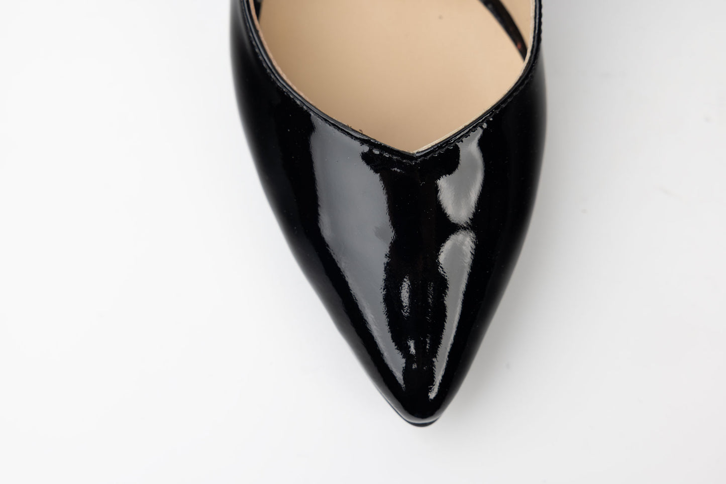Pantofi dama piele naturală lăcuită FICOSAN P005 N lac