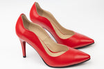 Pantofi dama piele naturală FICOSAN P005 Roșu