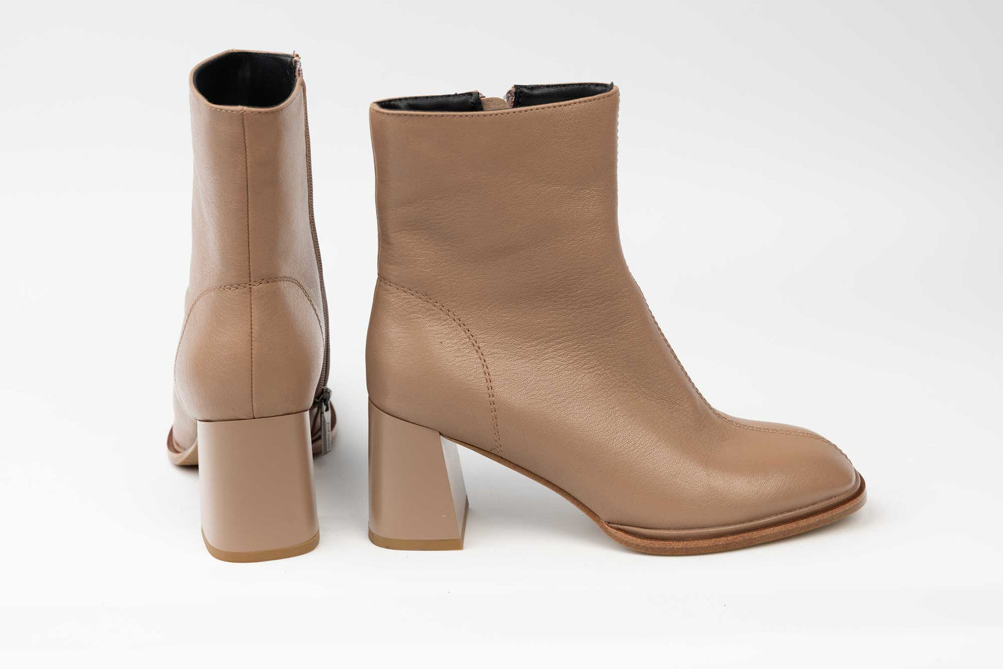 Ghete dama casual piele naturala JOSE SIMON 9739 Apricot