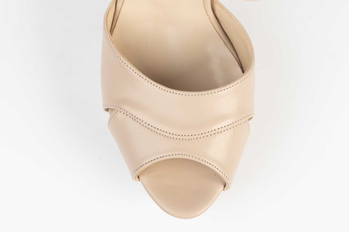 Women's eco-leather sandals KARIN 98 beige box