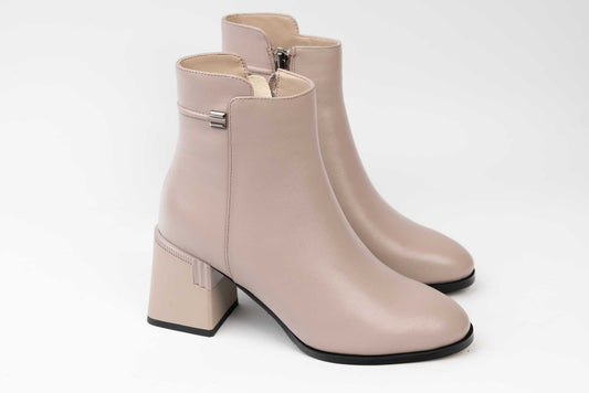 Ghete dama elegante piele naturala JOSE SIMON 21697 Khaki