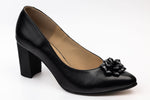 Pantofi dama eleganti piele naturala ANTONIO 21216 negru box