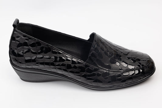 Pantofi dama piele naturală JOHAN 1001 N croco