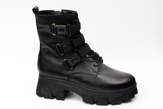 Ghete dama piele naturala PERLA 1304-2 N box AU