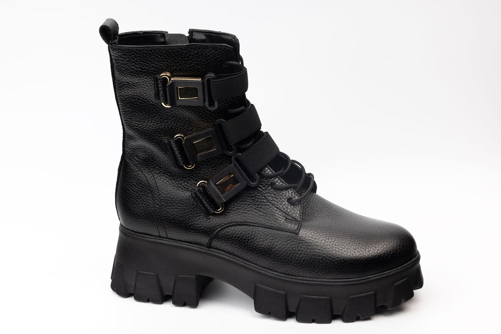 Ghete dama piele naturala PERLA 1304-2 N box AU