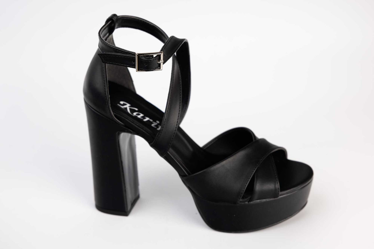 Elegant women's sandals made of eco-leather KARIN 7230-XN box