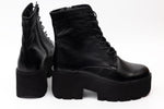 Ghete dama piele naturală PERLA 803 N box
