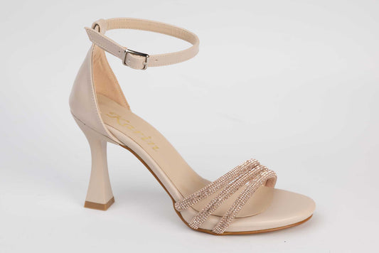 Sandale dama  piele eco KARIN 503 Crem AU