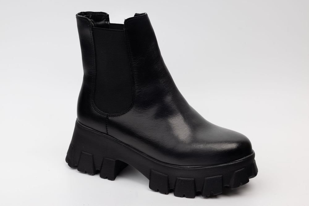 Ghete dama casual piele naturala PERLA