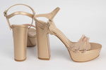 Sandale dama elegante piele ecologica KARIN 7234 Auriu AU