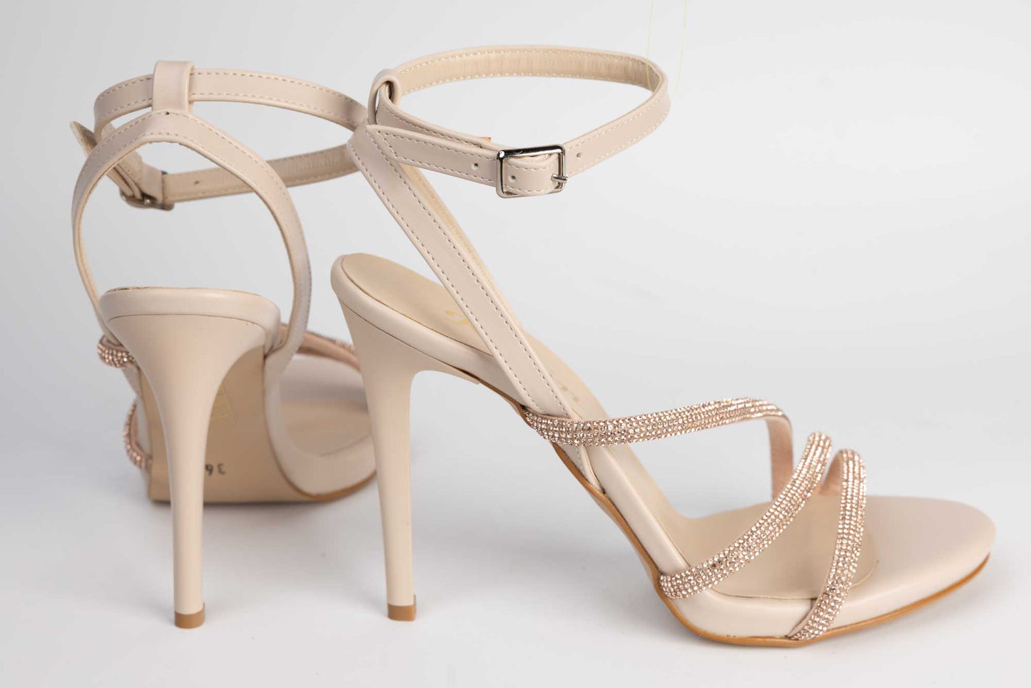 Women's eco-leather sandals KARIN 1998 Cream AU