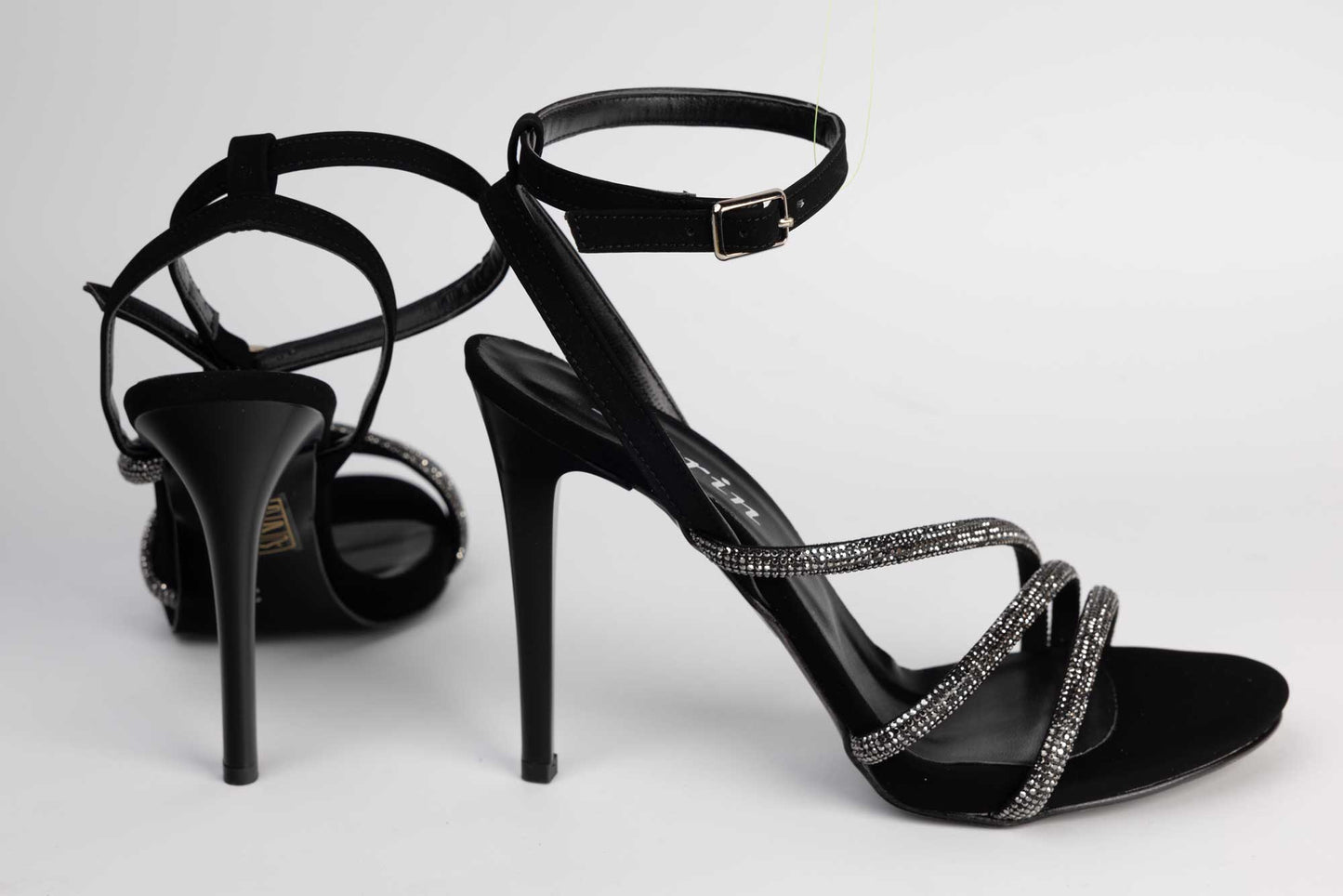 Women's eco-leather sandals KARIN 1998 New silver