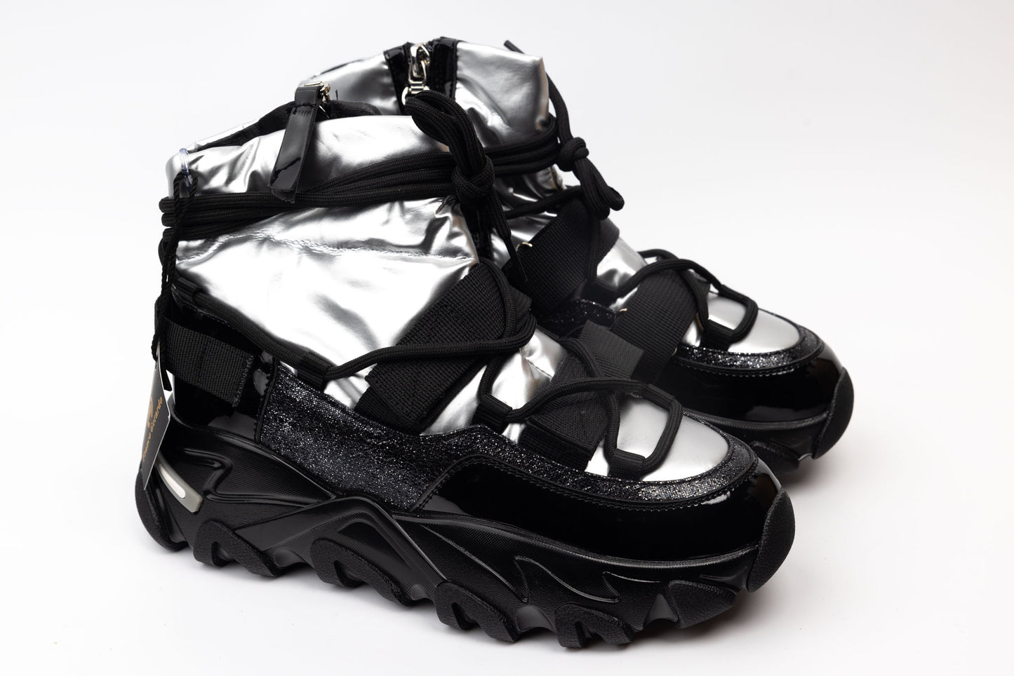 Casual women's boots FRANCO GERARDO 1062 silver