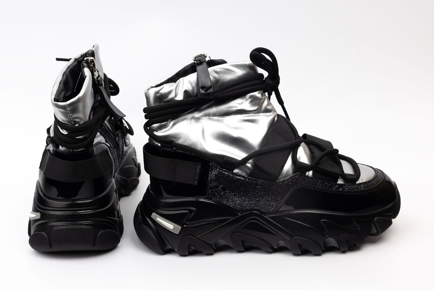 Casual women's boots FRANCO GERARDO 1062 silver