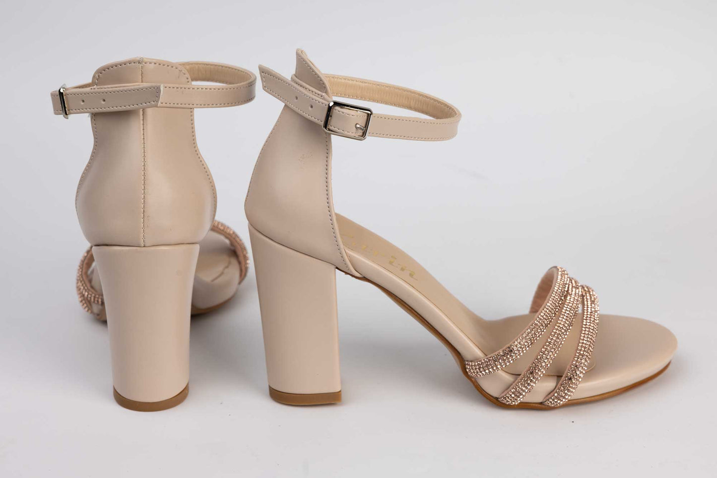 Women's eco-leather sandals KARIN 6590-21 Cream AU