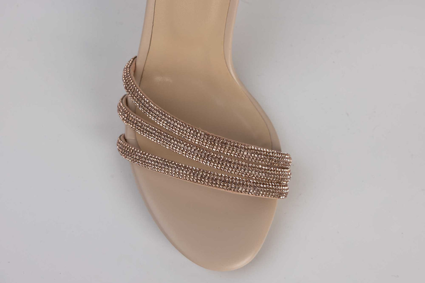 Women's sandals made of eco-leather KARIN 6700-1 Gold AU