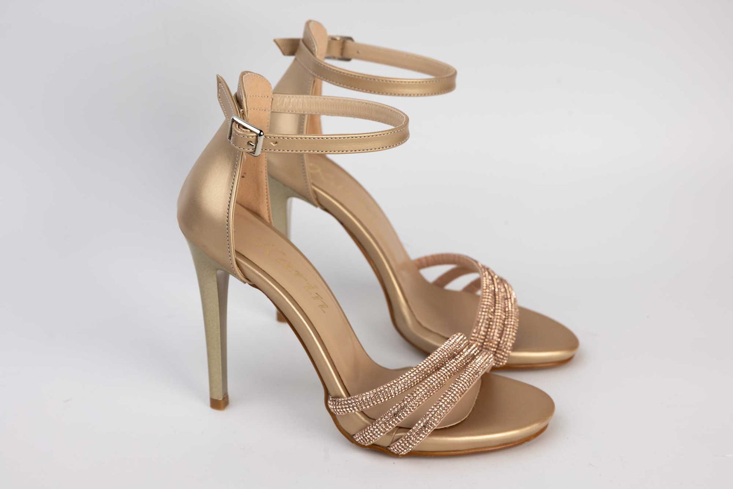 Women's eco-leather sandals KARIN 6700 Gold au