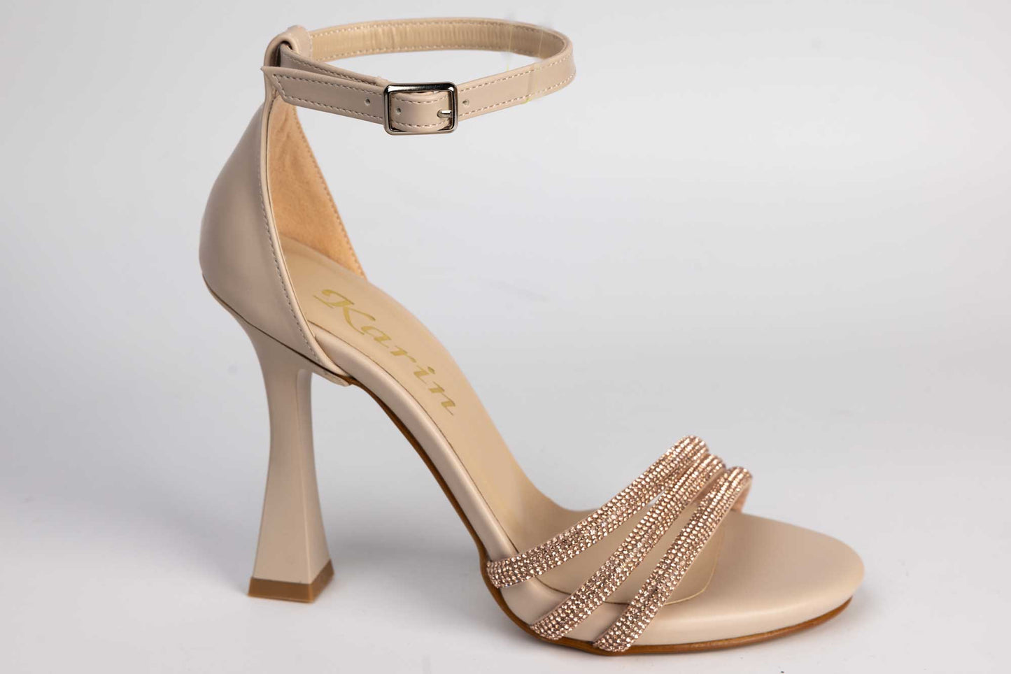 Women's eco-leather sandals KARIN 603 Cream au