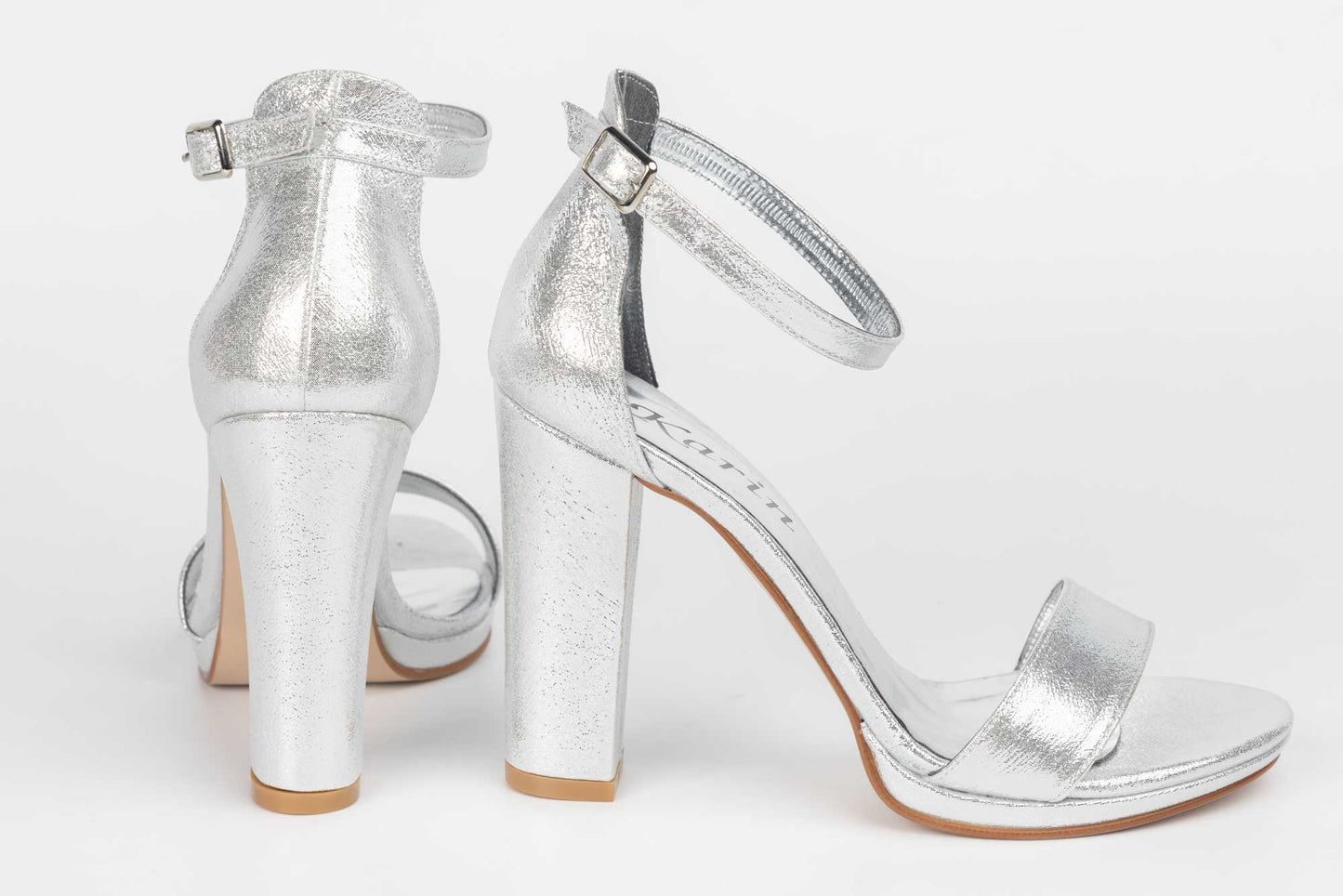 Women's sandals KARIN 6300-1 silver