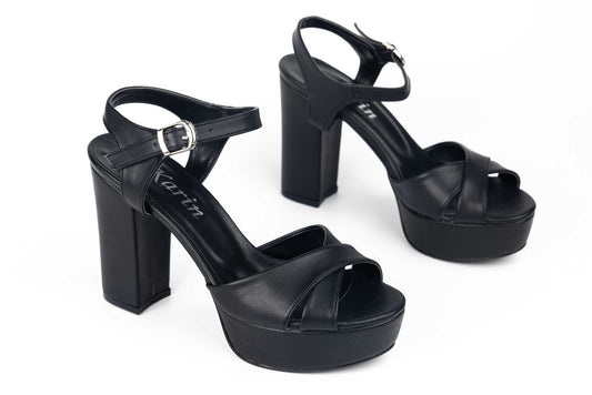 Sandale dama piele eco  KARIN 7232 N box