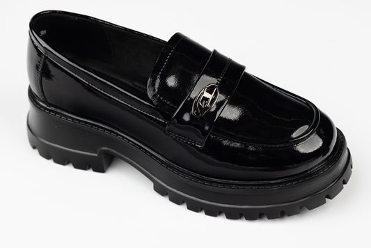 Pantofi dama piele naturală S 2312 L N lac
