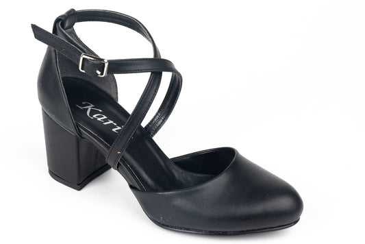 Pantofi dama decupati piele eco  KARIN 81 N box
